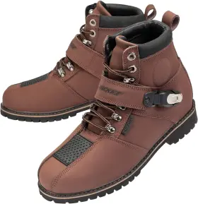 1287-0812 Joe Rocket Big Bang 2.0 Brown Riding Boots Mens Size 12