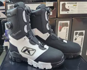 3107-002-011-002 Klim Inch Adrenaline Pro S Gtx Dual Boa Snowmobile Boots Black/white Mens U.s. 11 3107-002-011-002 Klim Inch Adrenaline Pro S Gtx Dual Boa Snowmobile Boots Black/white Mens U.s. 11