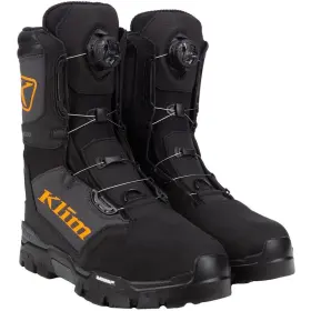 3112-001-010-623 Klim Klutch Gore-tex Boa Snow Boots - Asphalt/strike Orange 10