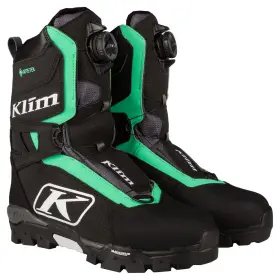 3390-001-005-330 Klim New Womens Aurora Gtx Boa Snowmobile Boots Wintermint Size 5