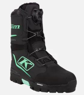 3390-001-008-330 Klim Aurora Gtx Boa Winter Snowmobile Boots Wintermint Size 8