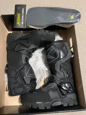 Klim 681573620170 Adventure Gtx Boot - Size 9 Motorcycle Black Boots
