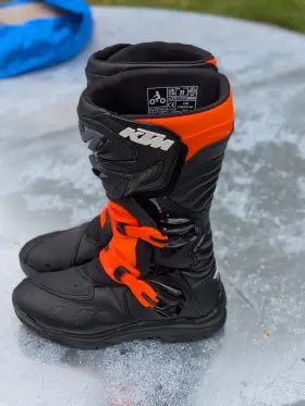 3410-3349 Ktm Alpinestars Corozal Adventure Waterproof Motorcycle Boots - Us 11 Black