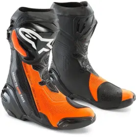 3pw220035508 Ktm Powerwear 2022 Alpinestars Supertech R Boots - Orange/black 46