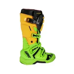 Leatt 009554011757 4.5 Moto Boots Citrus Green Yellow Black Mx Motocross Mens Size 9