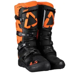 3023050502 Leatt Adults Dirt Bike Boots Orange 4.5 #us9/uk8/eu43/cm27.5