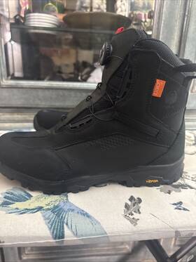 Merlin Mwb085/blk/07 Sierra D3o Black Leather Waterproof Adjustable Motorcycle Bike Short Boot