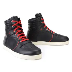 Mbm9102 Milwaukee Leather 192359182114 Mens Black With Red Shoe Lace Reinforced
