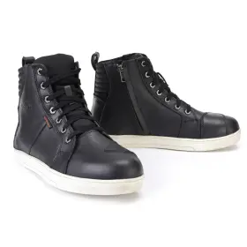 Milwaukee Leather 192359228812 Waterproof Street Riding Shoes With Shift Protection Ankle Support