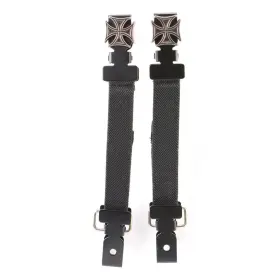 Mla4006-iron-cross-bungee Milwaukee Leather 192359235520 Mla4006 Motorcycle Biker Iron Cross Elastic Bungee Clips For Mla4006-iron-cross-bungee Milwaukee Leather 192359235520 Mla4006 Motorcycle Biker Iron Cross Elastic Bungee Clips For