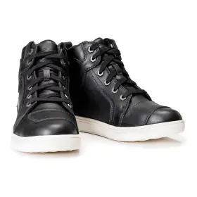 Milwaukee Leather 192359397402 Womens Thorn Black Motorcycle Riding Shoes With Ankle