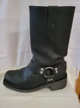 Mb415 Milwaukee Leather Mens 11 Inch Classic Harness Motorcycle Boots 9 9d Usa Styl Mb415 Milwaukee Leather Mens 11 Inch Classic Harness Motorcycle Boots 9 9d Usa Styl