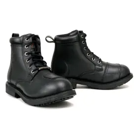 Mbl9322-blk-group Milwaukee Leather Womens Premium Classic Motorcycle Riding Boots