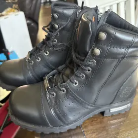 Mbm9000w Milwaukee Leather Mens Size 8usm Boot With Side Zipper Lace Front Wide Mbm9000w Milwaukee Leather Mens Size 8usm Boot With Side Zipper Lace Front Wide