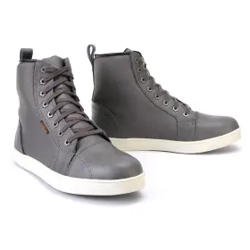Mbm9003wp-grey-9.5 Milwaukee Leather Mbm9003wp Mens Grey And Canvas Reinforced Street
