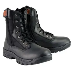 Mbm9110 Milwaukee Leather Mens 9in Black Lace-up Tactical Military Boots