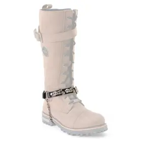 Mla3003-chain Milwaukee Leather Motorcycle Boot Chain - Silver And Buckle Mla3003-chain Milwaukee Leather Motorcycle Boot Chain - Silver And Buckle