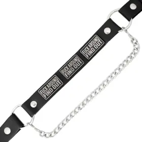 Mla3009-chain Milwaukee Leather Motorcycle Boot Chain Silver And Buckle F Around Find