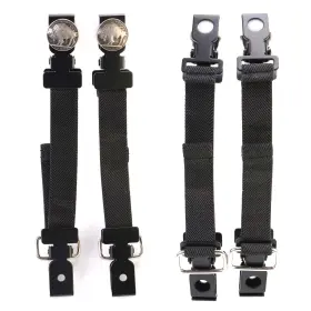 Mla4008-buffalo-nickel Milwaukee Leather Mla4008 Motorcycle Biker Buffalo Nickel Emblem Elastic Bungee