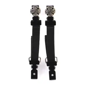 Mla4012-celtic-bungee Milwaukee Leather Mla4012 Motorcycle Biker Celtic Circle Emblem Elastic Bungee