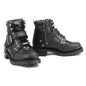 Mb2339c Milwaukee Motorcycle Clothing Co. Company Mb233 Road Captain Leather Womens Black Mb2339c Milwaukee Motorcycle Clothing Co. Company Mb233 Road Captain Leather Womens Black