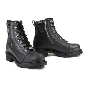 Milwaukee Motorcycle Clothing Co. Mb408105eee Mmcc Mb408 Mens Accelerator Black Leather Biker Boots - Riding Footwear