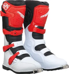 3410-2598 Moose Offroad Qualifier Boots Red Size 15