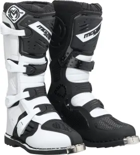 3410-2599 Moose Offroad Qualifier Boots Black/white Size 7