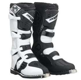 6402.91.1500 Moose Racing Inch Qualifier Boots Offroad Mx Motocross Black/white Mens U.s. 10