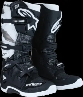 0212024-153-15 Moose Offroad Tech 7 Boots - Sz 15 Black/white/gray Part Fits