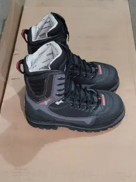 20247-1009.w Motorfist Stomper Boot - Size 7 Black/gray # 20247