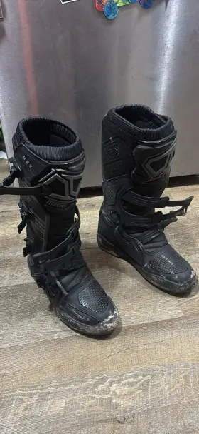 2082720011 Msr Waterproof Adventure Motorcycle Boots Size 12 Black