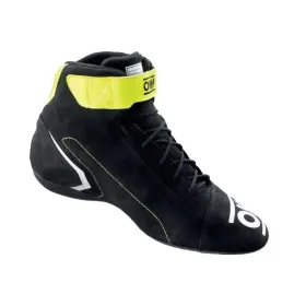 Ic0-0824-a01-182-45 Omp Racing First Shoes My2021 Anthracite/fluorescent Yellow - Size 45 Fia 8856-2018