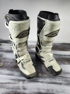 0027667 Oneal Oftneal Rdx 2.2 Mens Size 10 Mx Moto Off Road Boots White Black