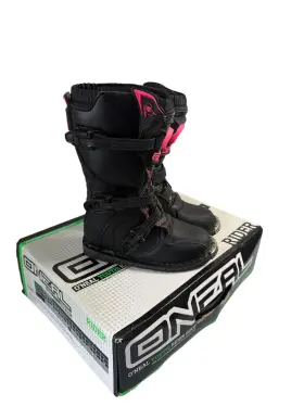 0325-701o Oneal Oftneal 2024 Girls Youth Rider Offroad Motocross Boots - Black/pink Sz 1