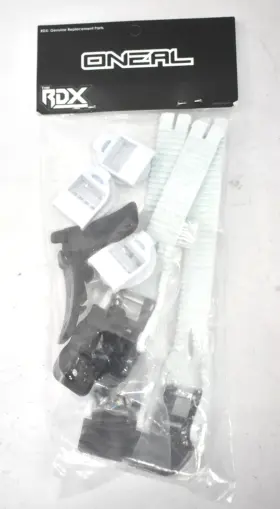 0328-808 Oneal Oftneal Rdx Boots Replacement Strap And Buckle Kit White Genuine Oem