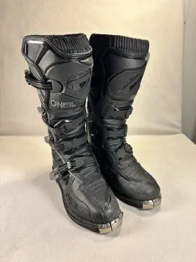 0332-108 Oneal Oftneal Element Motorcycle Boots Off-road Mx Motocross Black Size 8 Us / 41 Euro