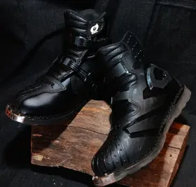26954 Oneal Oftneal Shorty Riders Boots 11 Black Moto Cross Dirtbike Enduro Atv