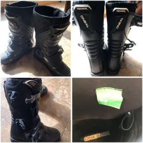 28213 Oneal O Neal Mx Rider Youth Motocross Boots Size 6 Color Black