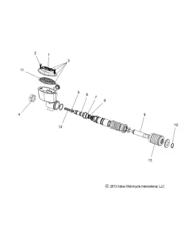 5415024 Polaris Boot Dust Rmc Genuine Oem Part Qty 1