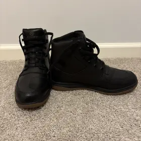 126365 Raex Fulton Air Men S Moto Riding Boots Black Sz 11 New Rn#
