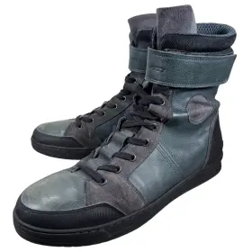 109267 Revit Revftit Fairfax Motorcycle Biker Leather Boots Blue Men S Eu 44 Us 10.5