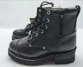 Kw-2001-145-2 Riverroad River Road Rive Run Womens Motorcycle Boots Black Size 8 Tucker Rocky 098150