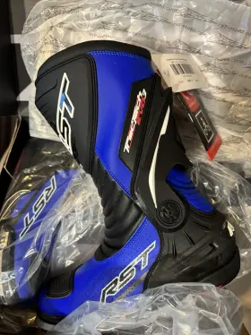 102101blu2-43 Rst Tractech Evo Iii Sport Ce Boot Blue / Black Sz 10