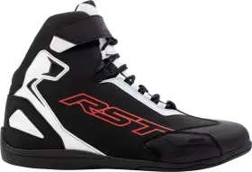 103053red-45 Rst Sabre Moto Shoes 10.5 Black/white/red