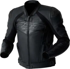 103635blk-56 Rst Tractech Evo D3o Jacket Black Leather 6x
