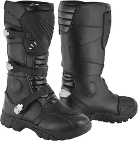 Bt-8000 Saga Moto Men S Motorbike Boots Leather Waterproof Riding Shoes Ankle Protection Non-slip