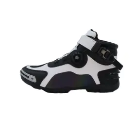 Qxx-999-1 Shamofeng Motorcycle Riding Leather Shoes Off Road Racing Boots Anti-collison Toe And Heel