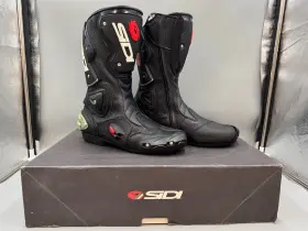 Sidi 017732129802 Men S Vertigo Air Motorcycle Boots Black Size 11 Us 45 Eu With Box Sidi 017732129802 Men S Vertigo Air Motorcycle Boots Black Size 11 Us 45 Eu With Box