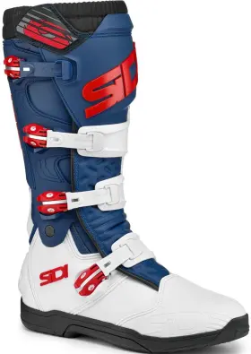 Sidi 017732594006 X Power Sc Mens Mx Offroad Boots White/navy/red 45 Eur